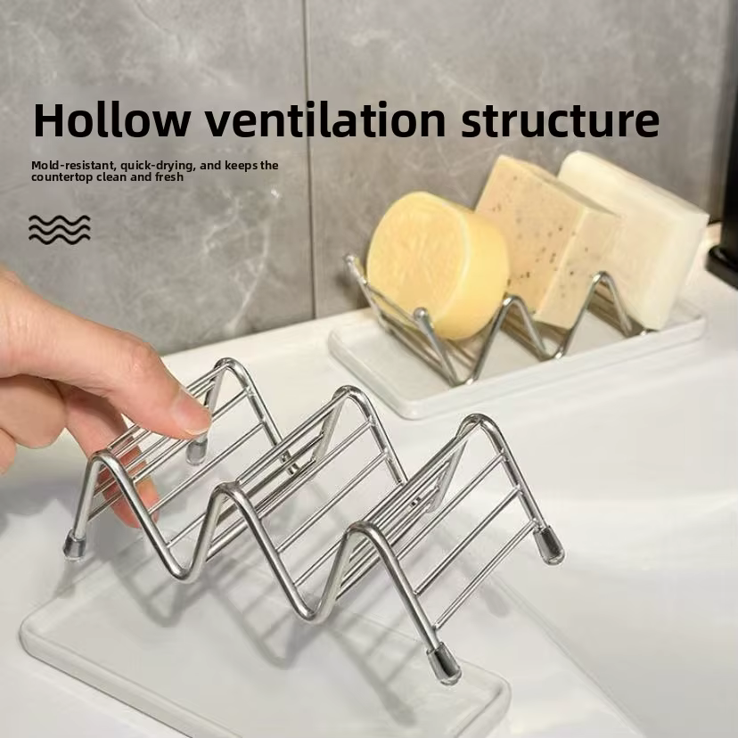 Support de savon pour comptoir de salle de bain