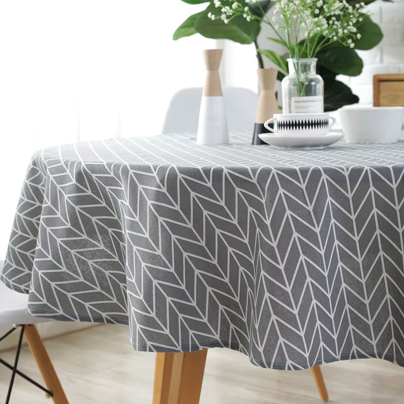 Nappe Ronde 120/150cm Lavable