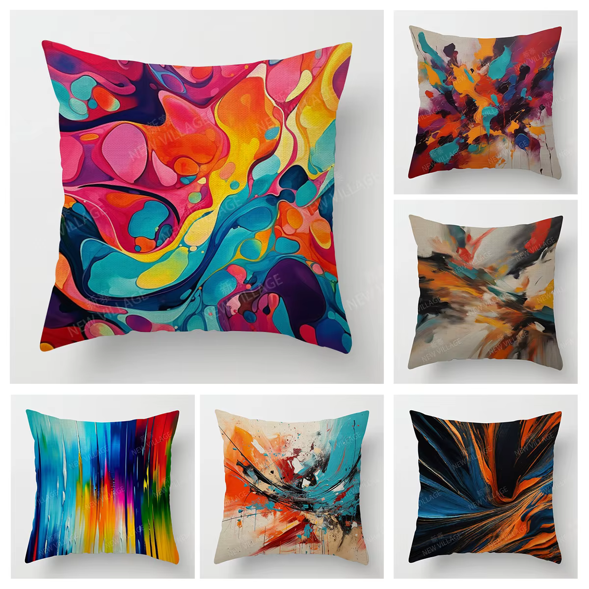 Juste de coussin décorative moderne pour la maison