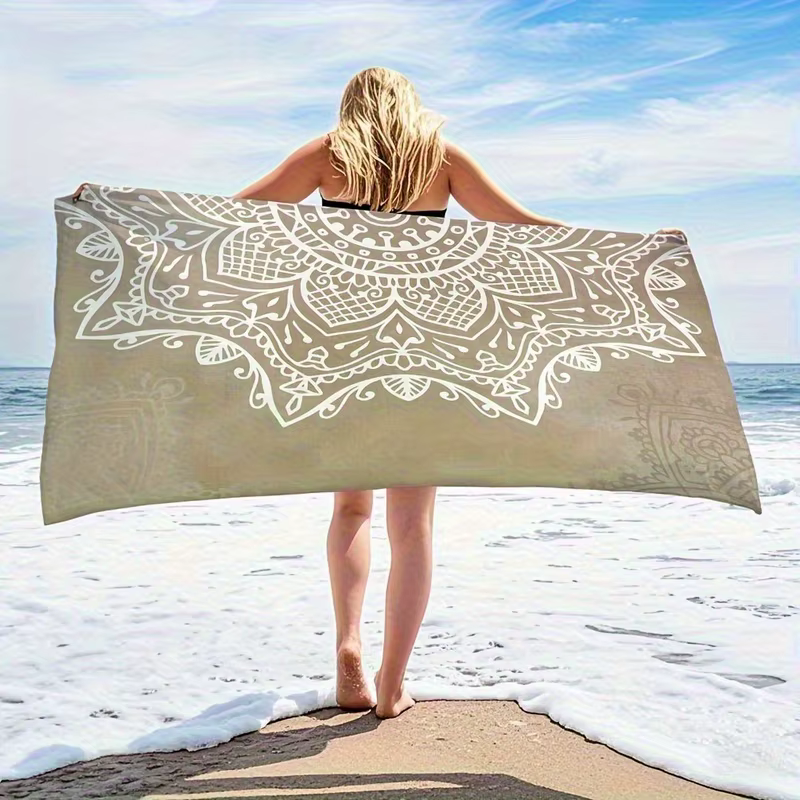 1PC Serviette de plage marocaine Mandala