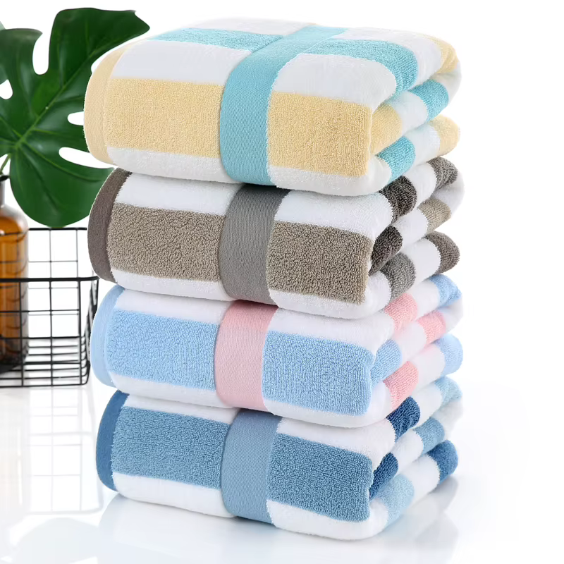 Serviettes de bain en coton turc de luxe pour hôtel et spa