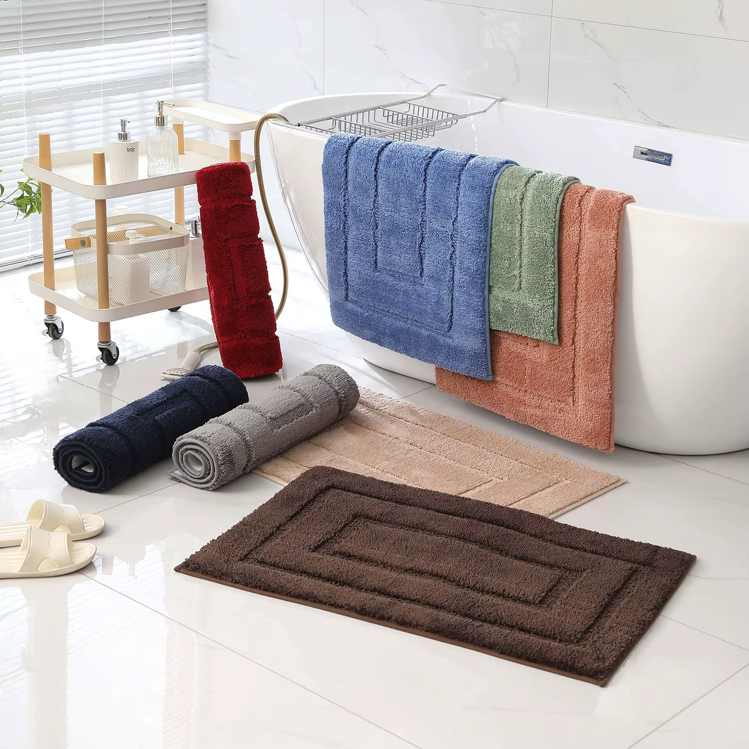 Optique douce et confortable Polymères de sol en peluche