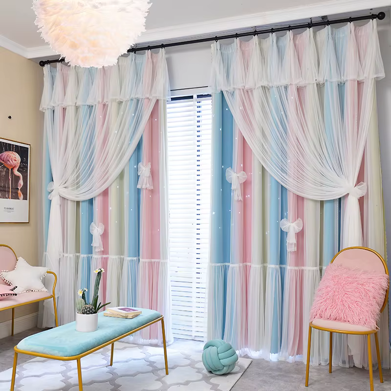 Rideaux Occultants Insonorisés Modernes pour Chambre à Coucher et Baie Vitrée