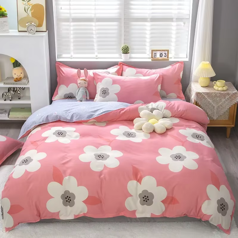 Housse de couette à imprimé dessin animé mignon