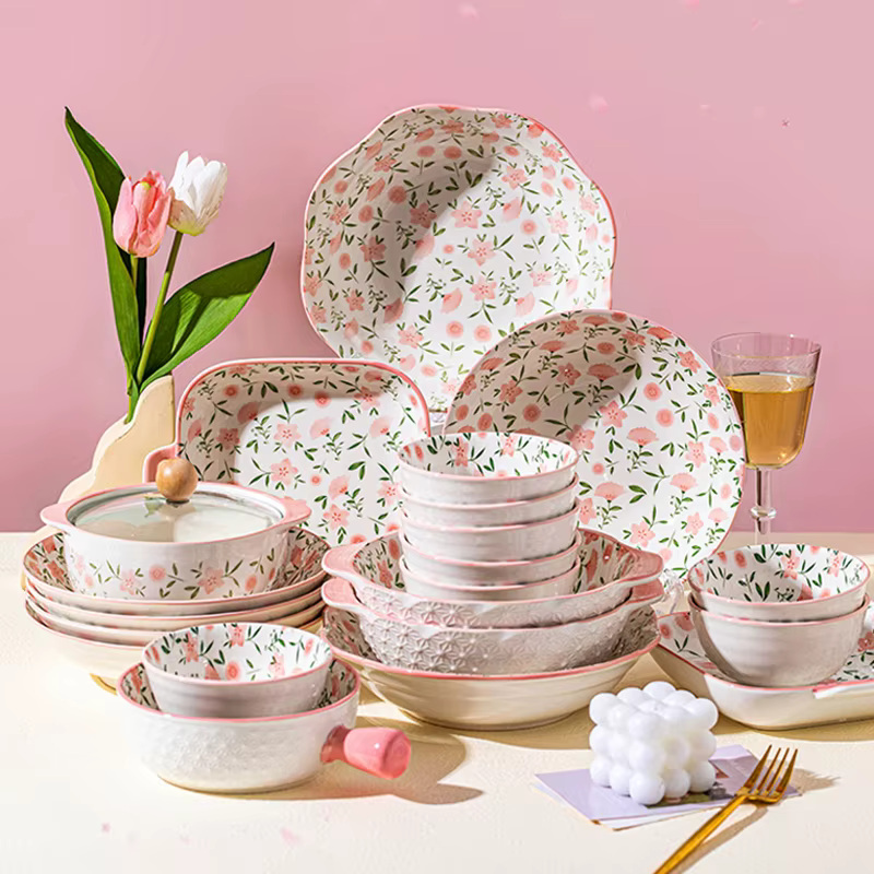 Ensemble de vaisselle en céramique coréenne