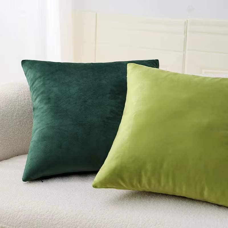 Housse de coussin velours cojines decorativos para sofá à l'aise 18x18inch cushion cover funda cojin décoration de