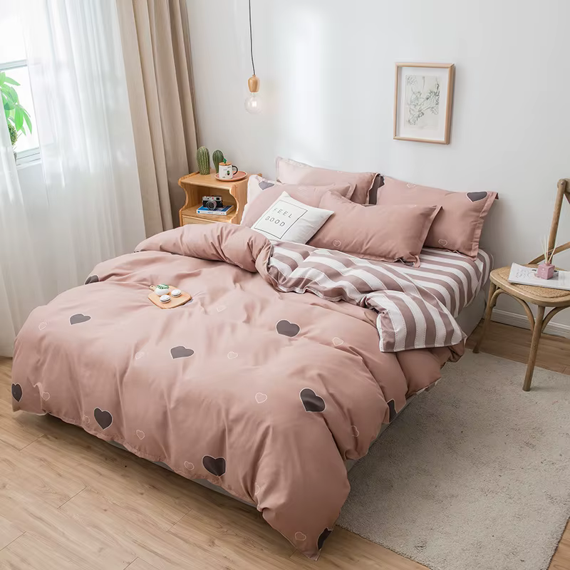 Housse de couette à imprimé dessin animé mignon