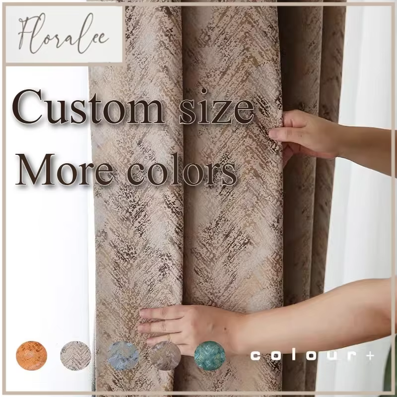 Rideaux Jacquard modernes rétro de luxe