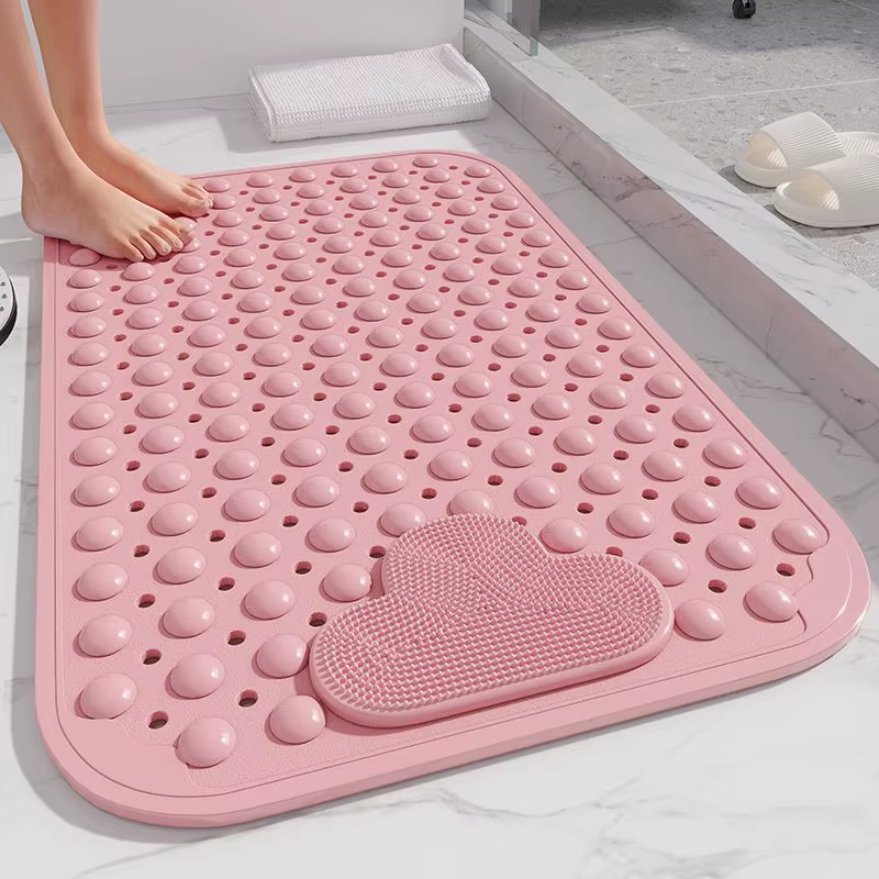 Tapis antidérapant de salle de bain de grande taille