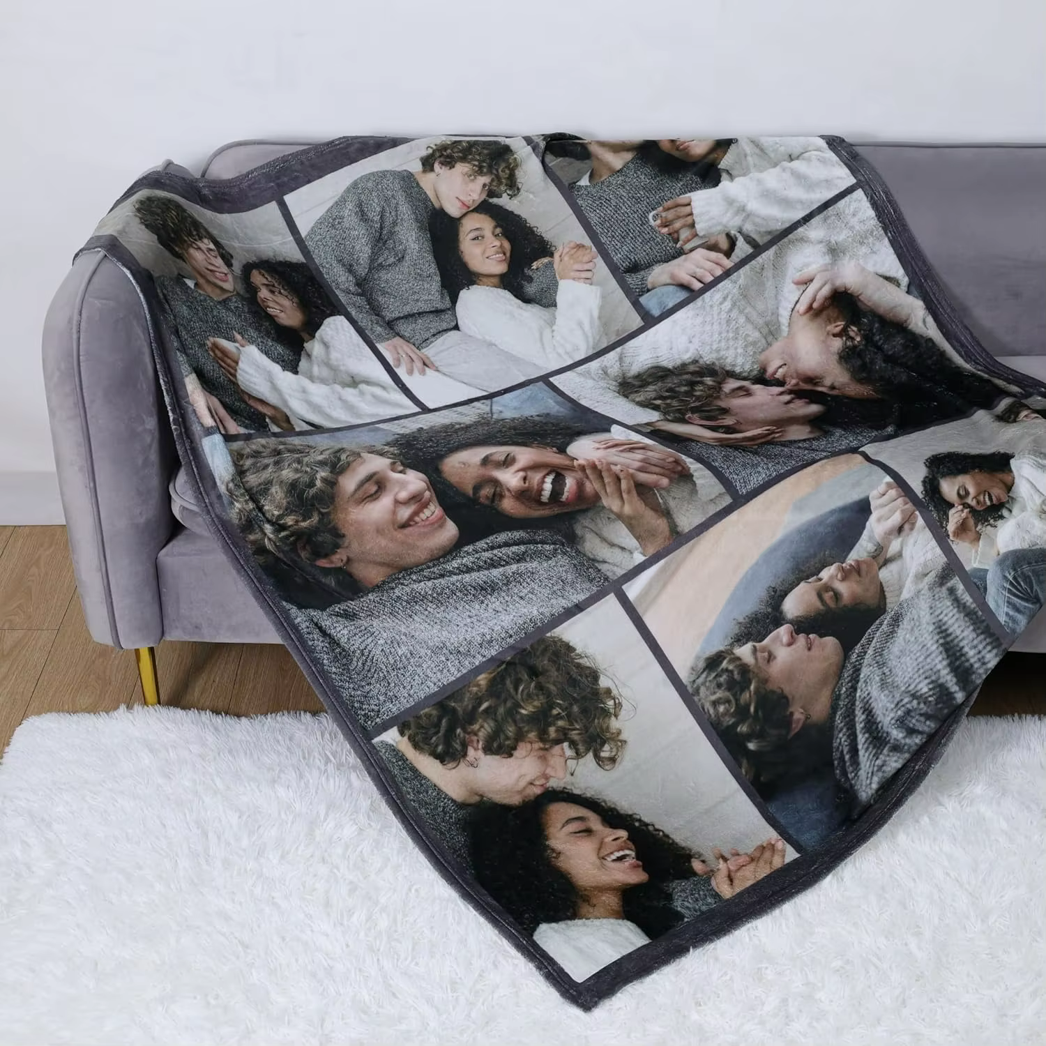 Couverture personnalisée avec images de téléchargement