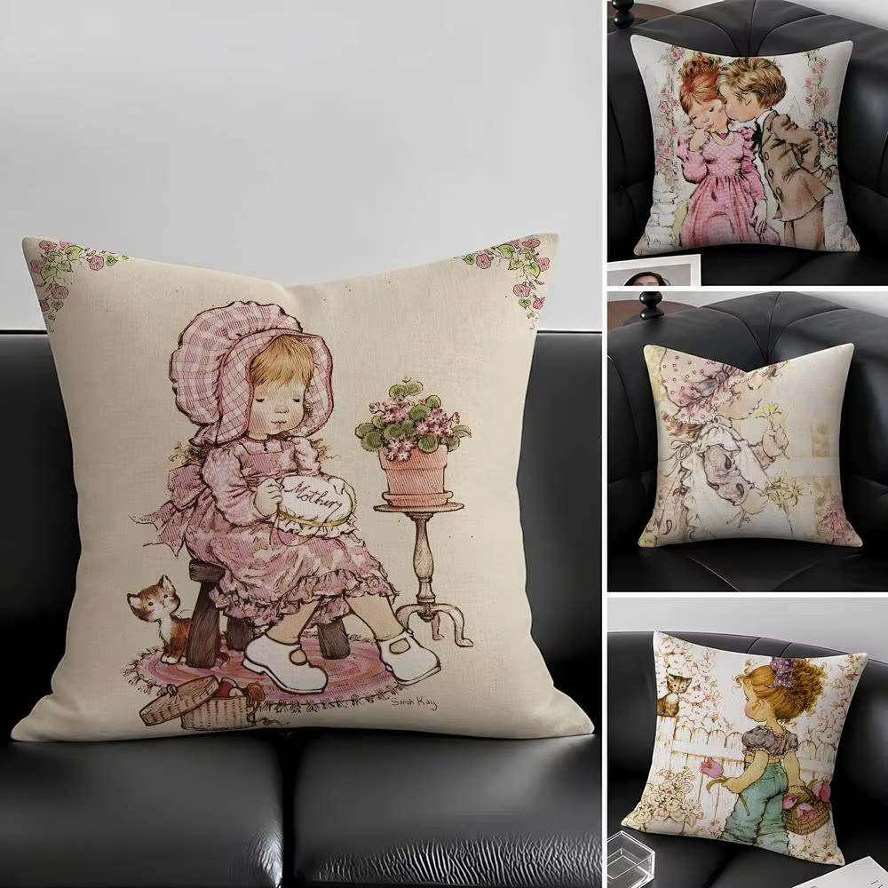 Housse de coussin Illustrator Sarah Kay
