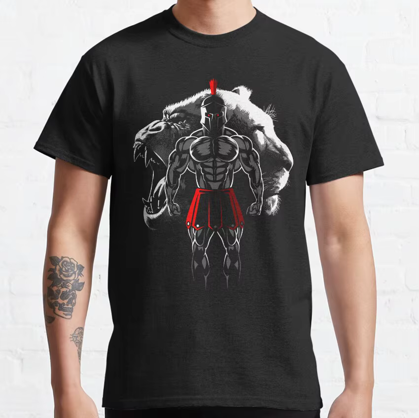T-shirt de fitness imprimé Beast Mode