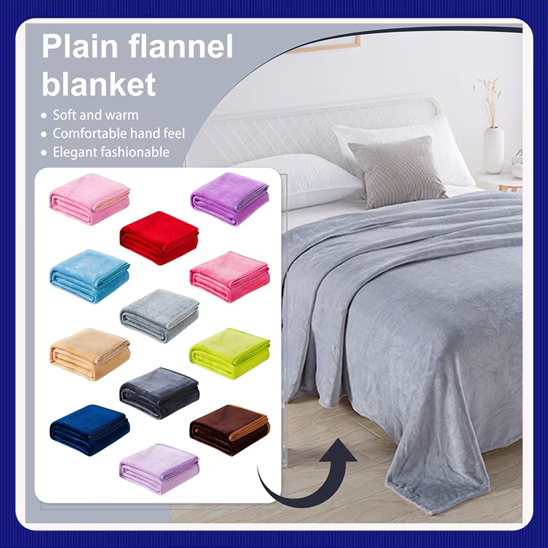 Couverture polaire douce et pelucheuse