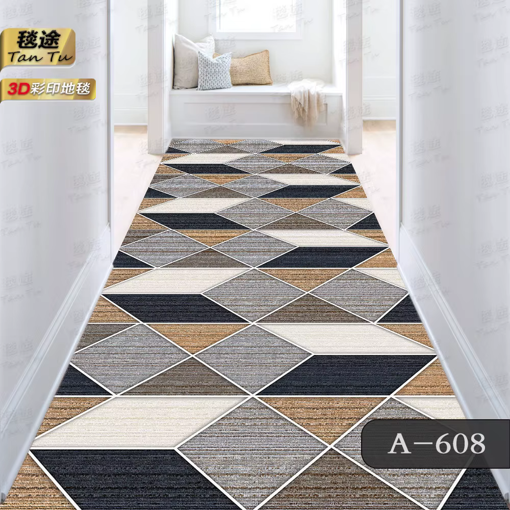 Tapis longs de couloir de luxe moderne