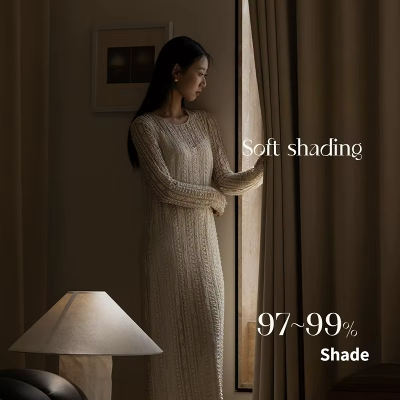 Rideaux en chenille pour chambre et salon