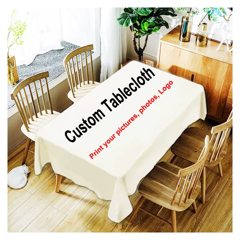 Nappe Décorative Personnalisée avec Vos Dessins