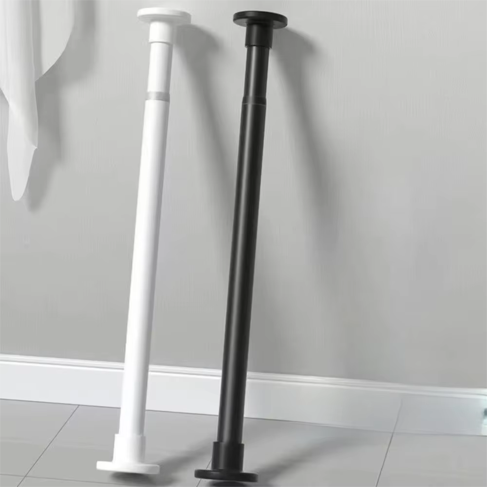 Tringle à rideau télescopique en métal sans perçage