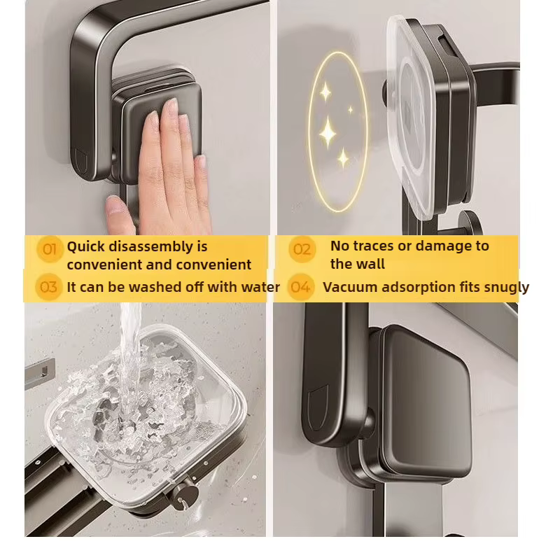 Porte-serviettes pliant pour salle de bain