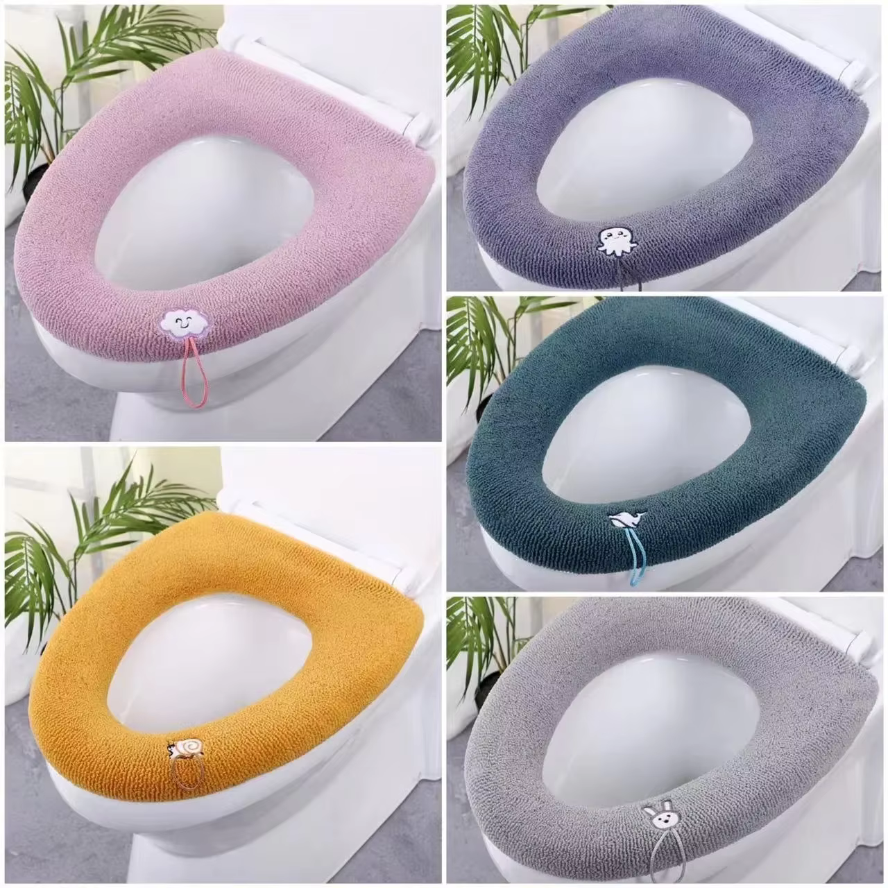 Housses de siège de toilette extensibles
