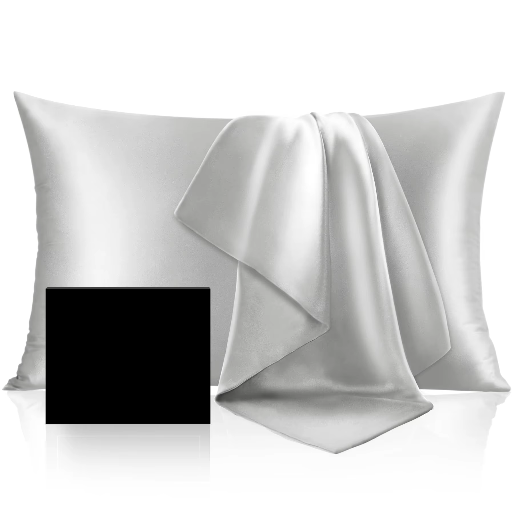 Taie d'oreiller en satin pour les cheveux et la peau