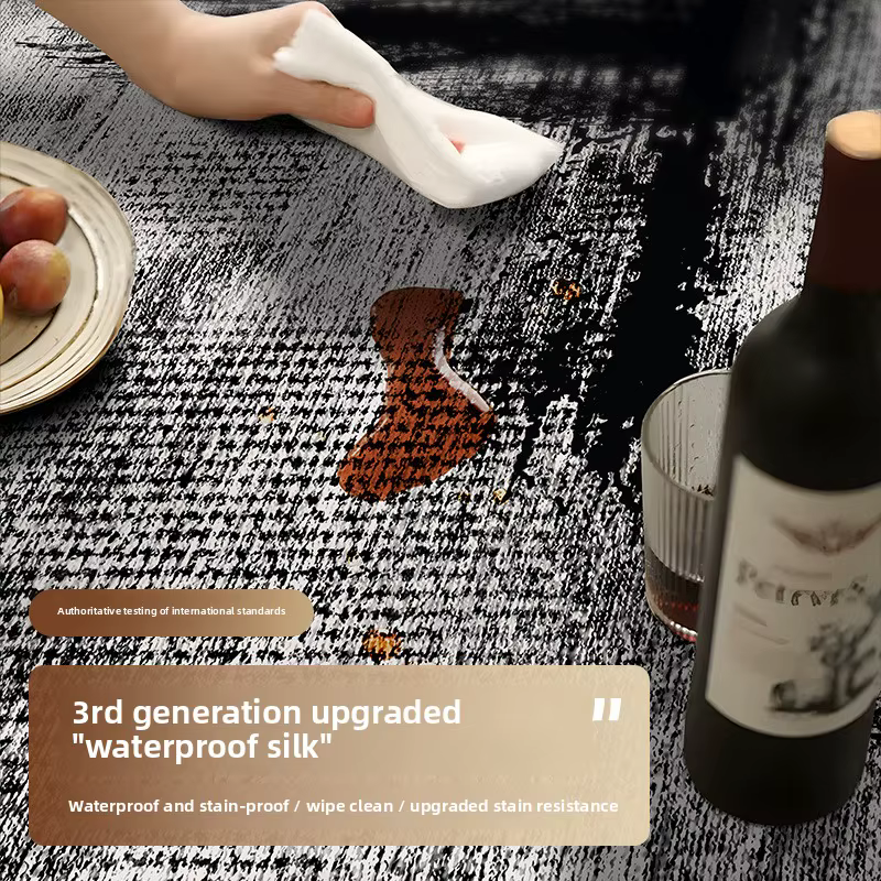 Tapis imperméable lavable rétro de luxe