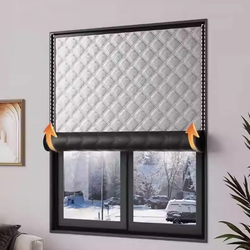 Rideaux chauds coupe-vent d'hiver