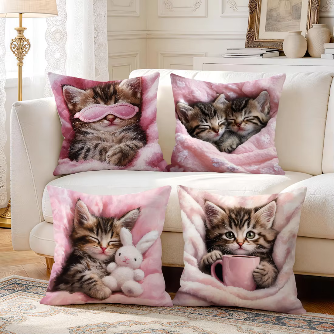 Housse de coussin en Polyester