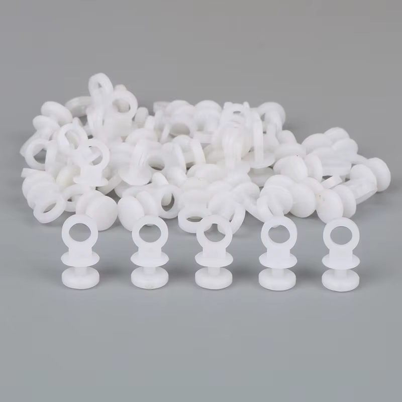 Rail de Rideau en Plastique Blanc de Style Moderne
