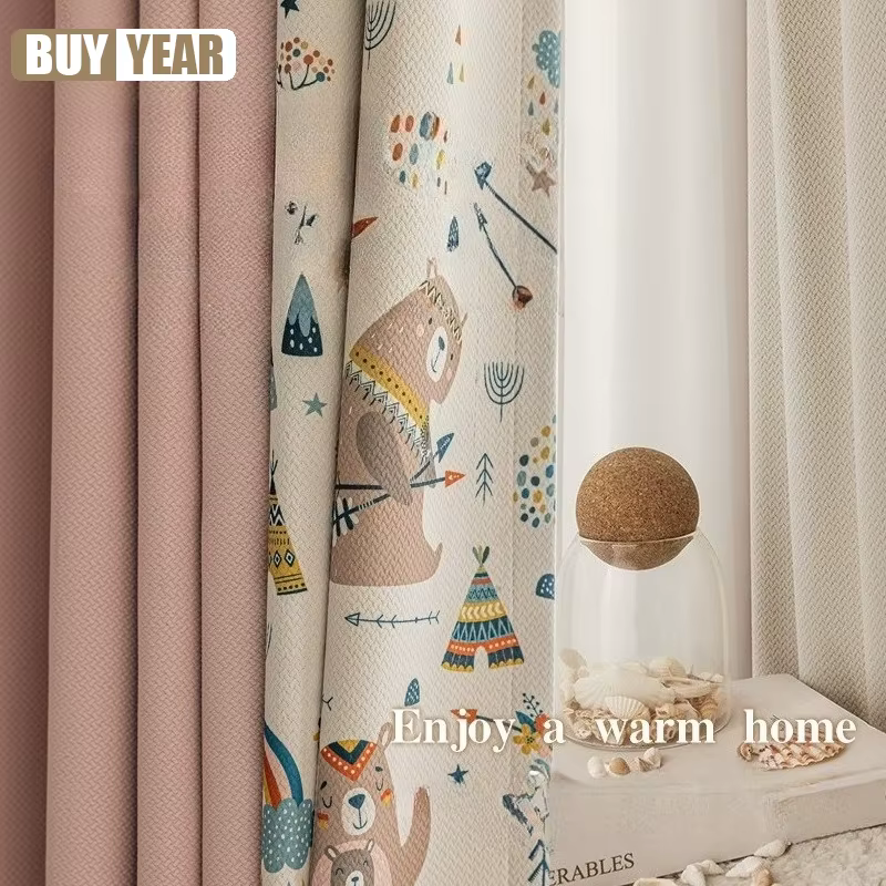 Rideaux de chambre d'enfants pour salon chambre à coucher