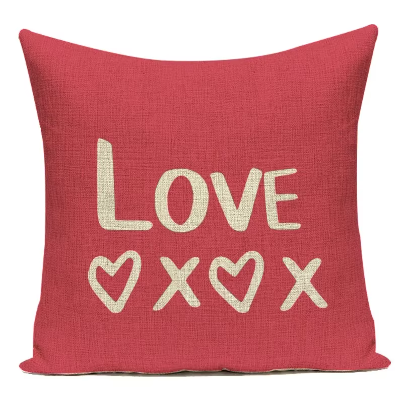 Housse de coussin d'amour créative