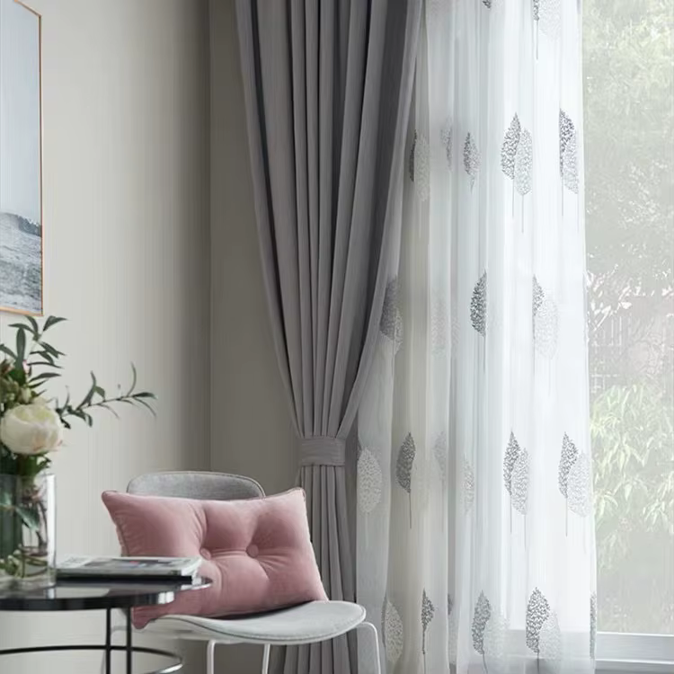 Rideaux en Tulle pour salon