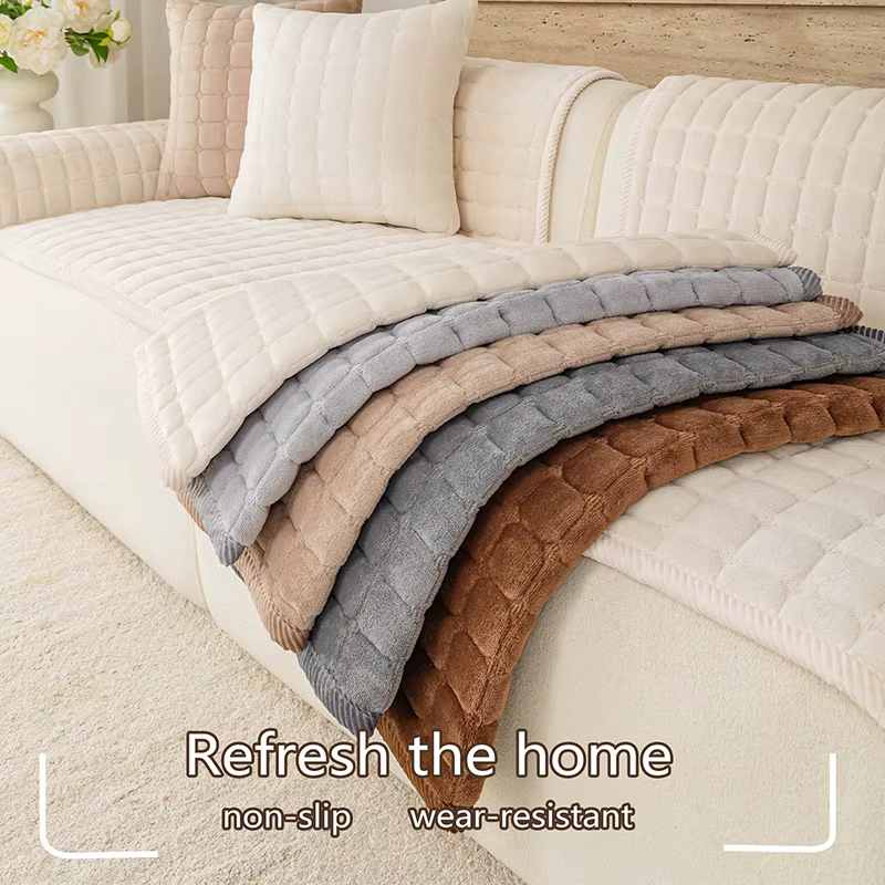 1 coussin de canapé en peluche épais