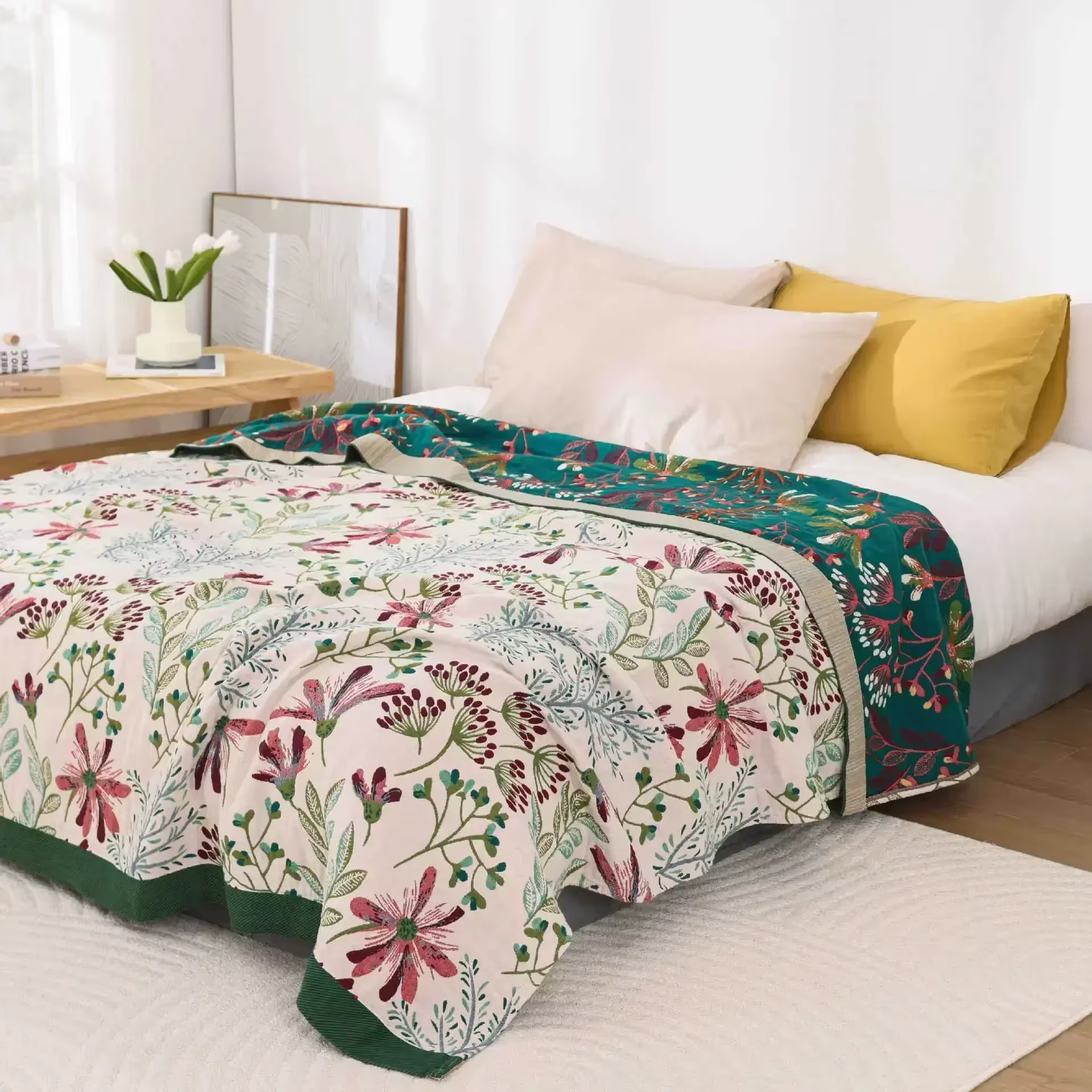 Couverture en coton confortable