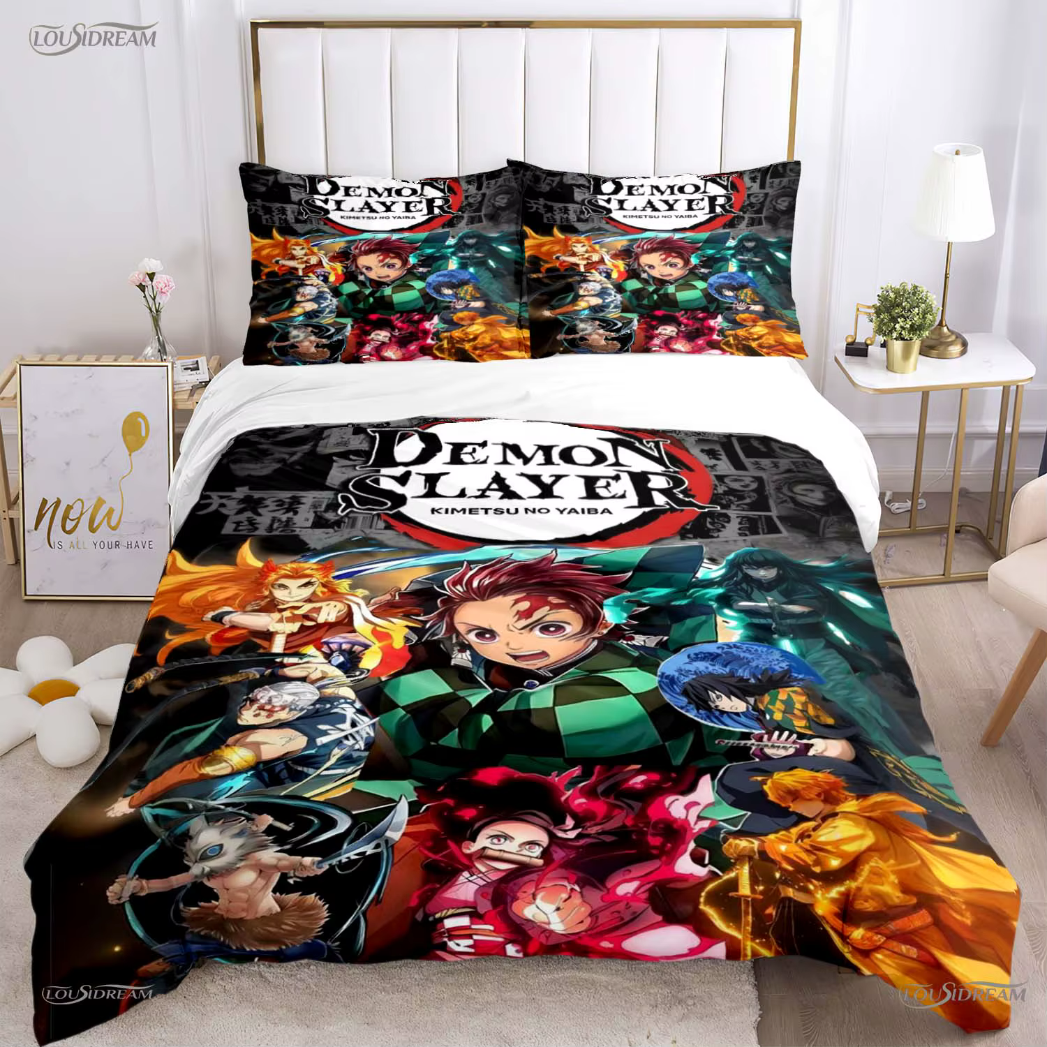 Housse de couette et taies d'oreiller