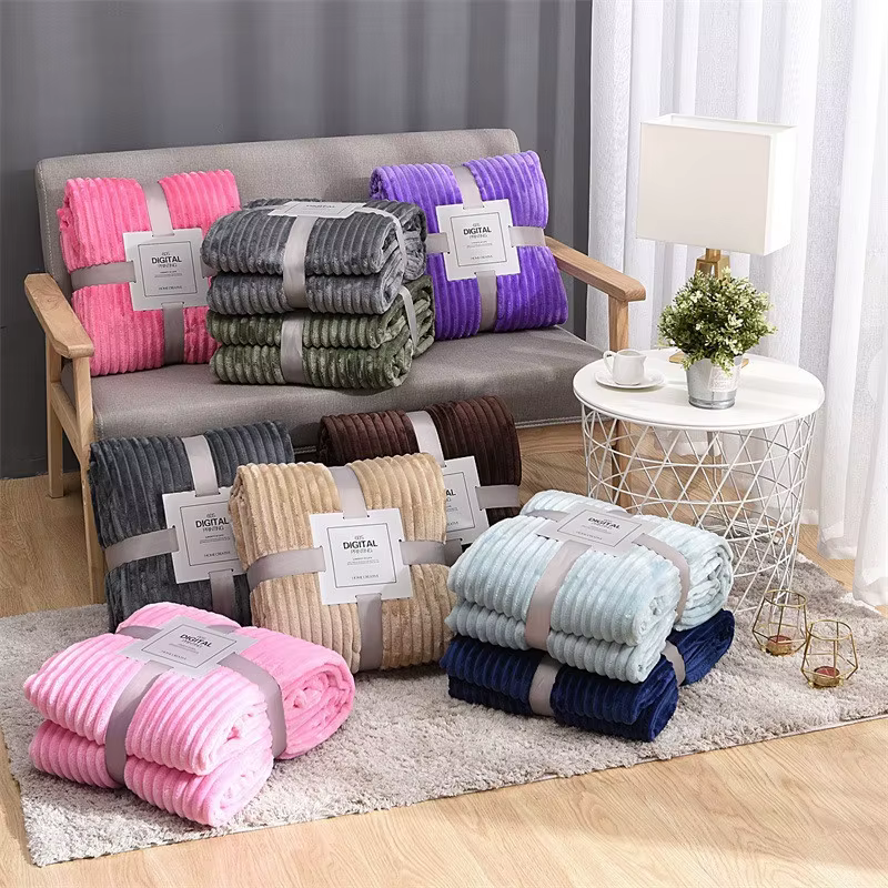 Couverture polaire chaude d'hiver pour bébé et adulte