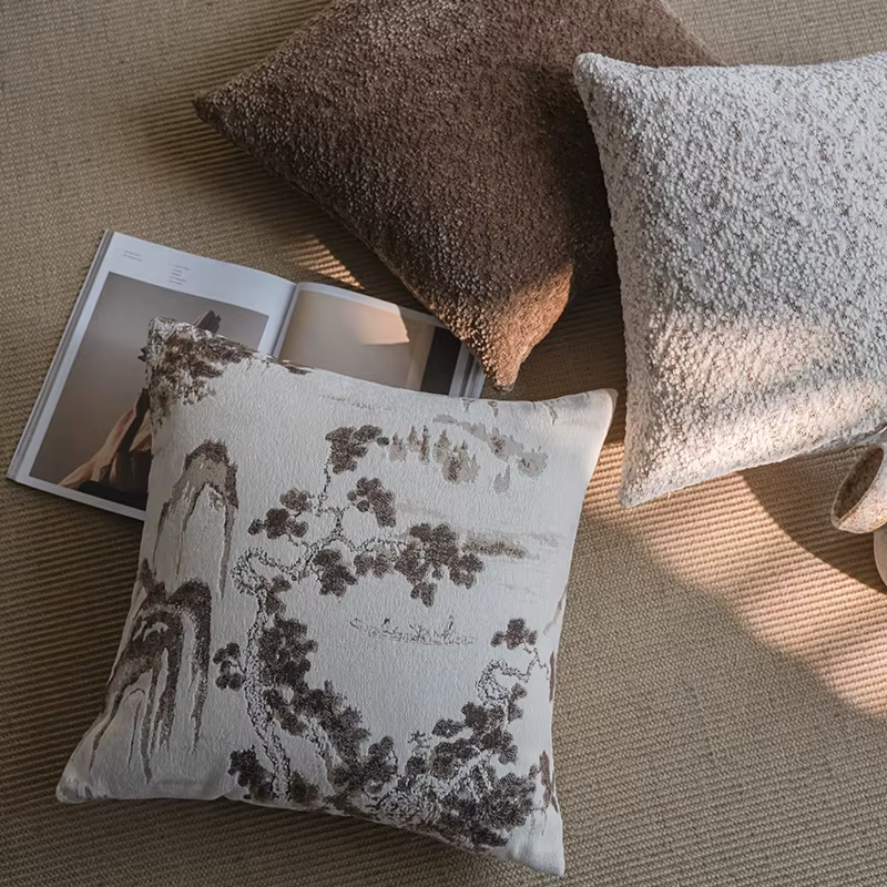 Housse de coussin de canapé de salon haut de gamme