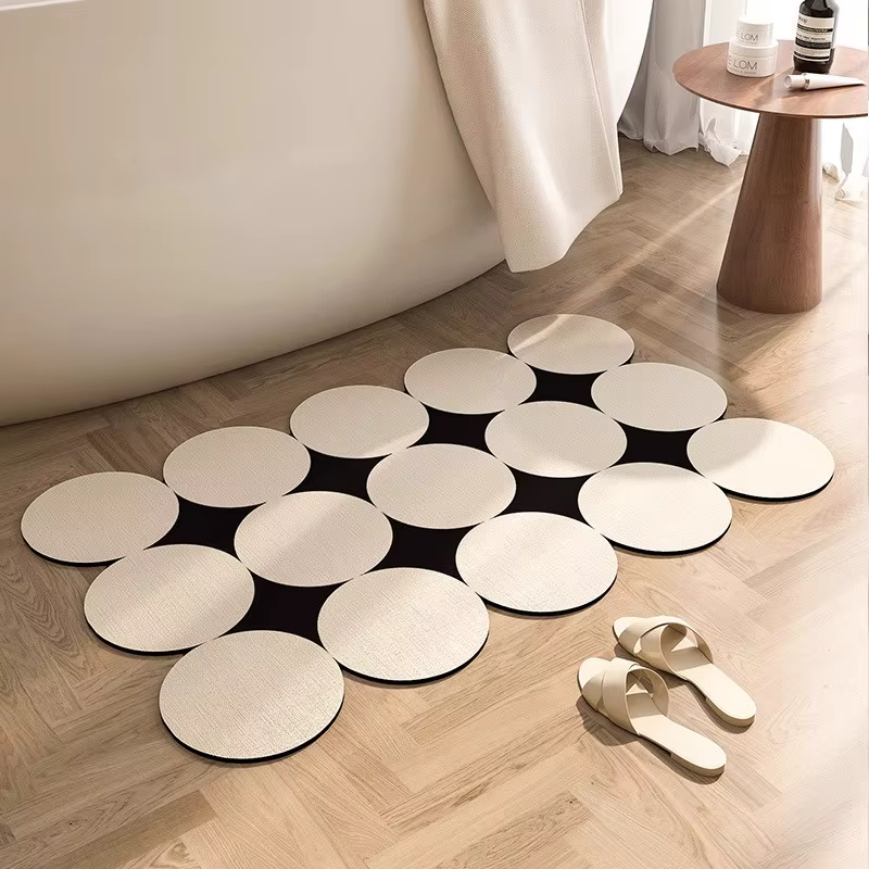 Tapis de sol doux pour salle de bain