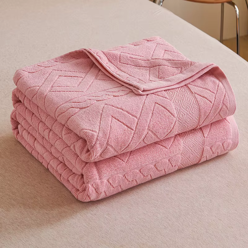 Couverture en coton douce et légère