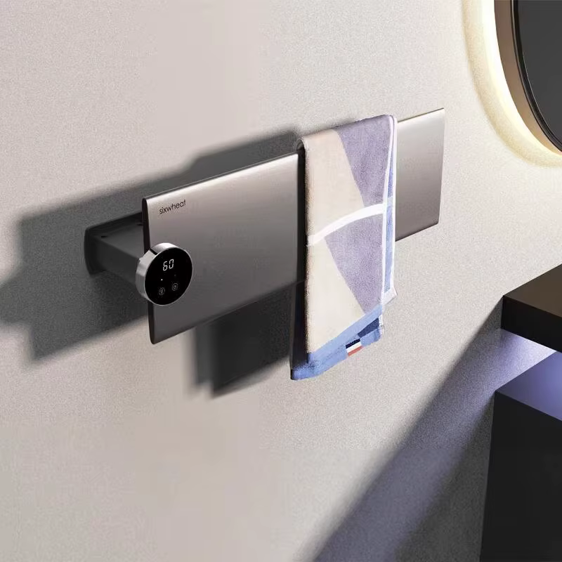 Grand panneau intelligent électrique porte-serviettes salle de bain désinfection et séchage