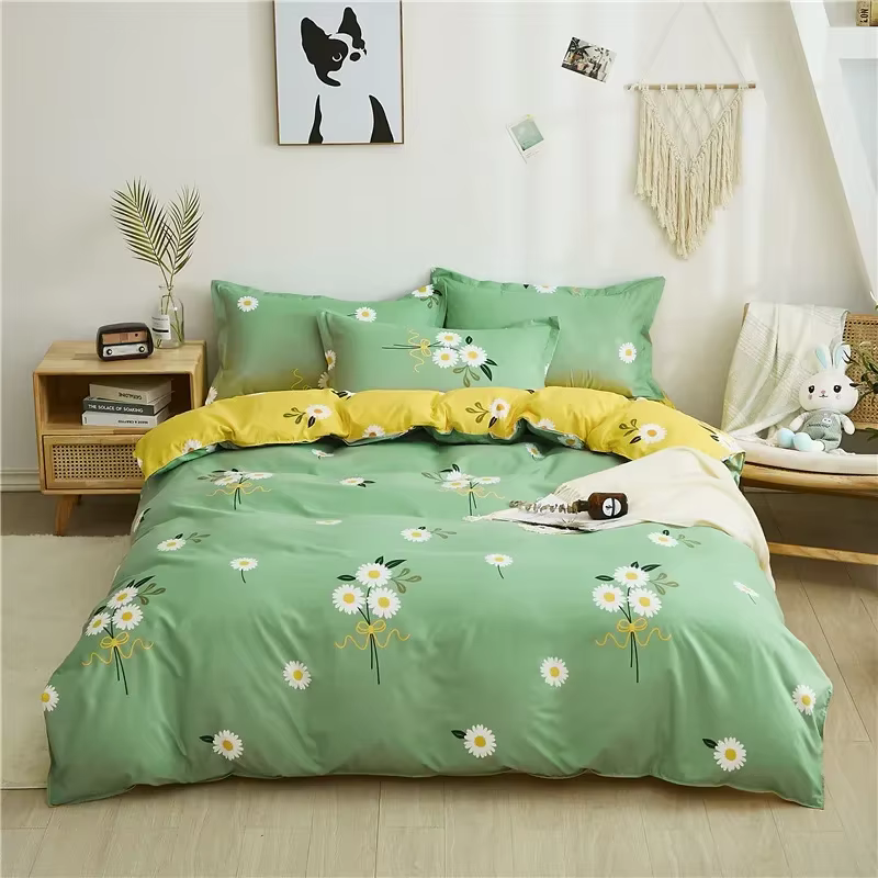 Housse de couette à imprimé dessin animé mignon