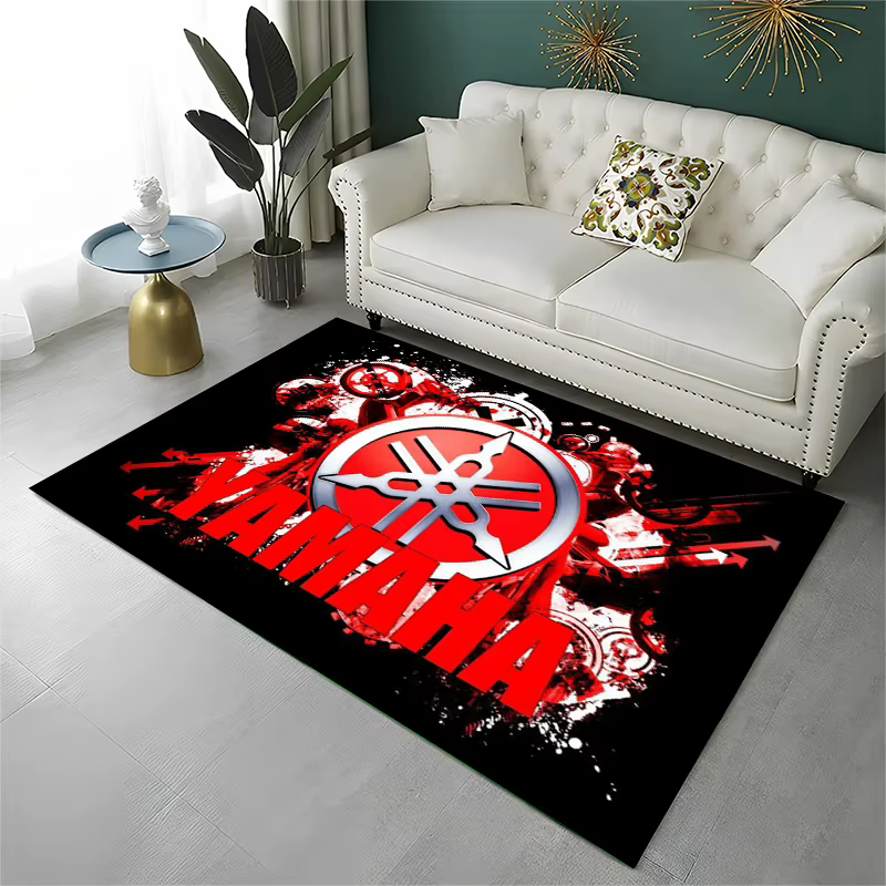 Tapis 3D Y-Yamaha Racing Moto pour salle de jeux
