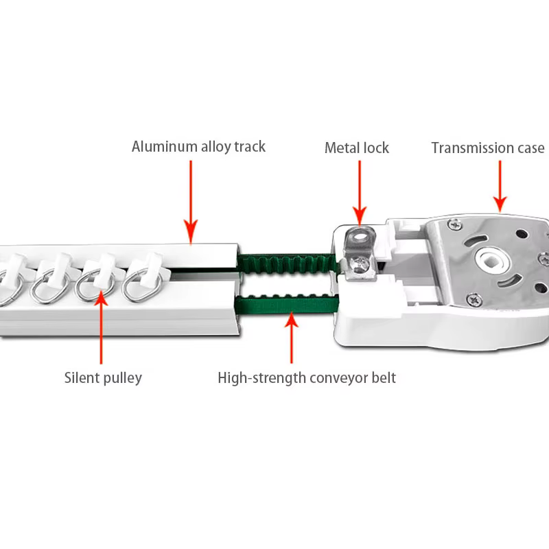 Aqara – rail de rideau électrique intelligent comprenant un moteur C3 Zigbee 3.0