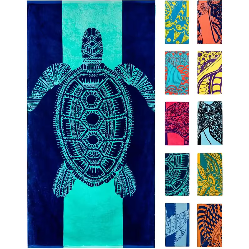 Serviettes de plage Turtle Lobster