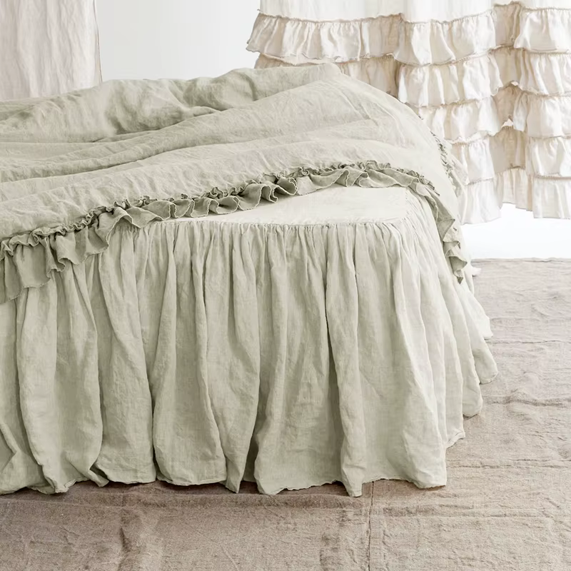 Drap-housse en lin naturel 100% pur