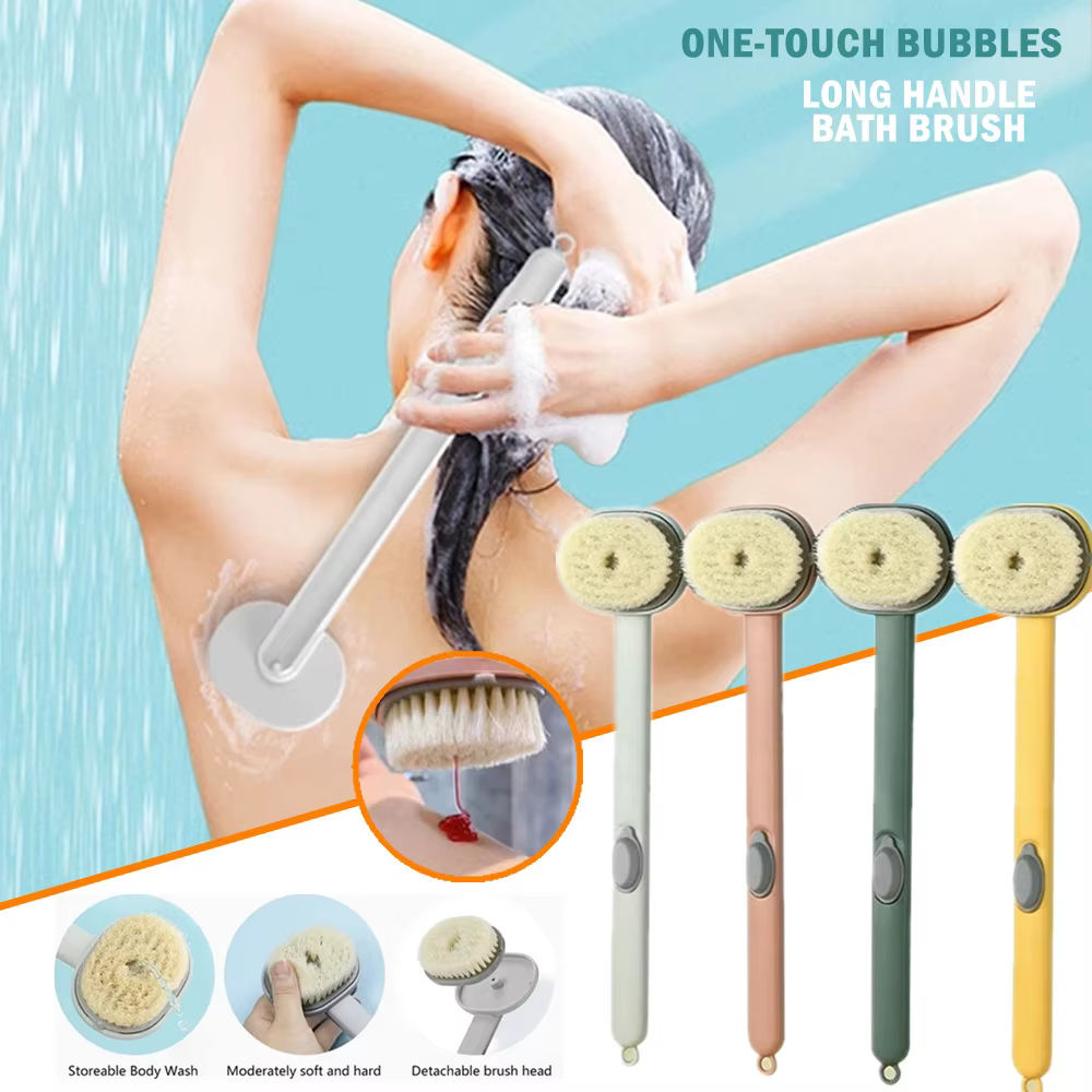 Brosse de bain liquide à Long manche