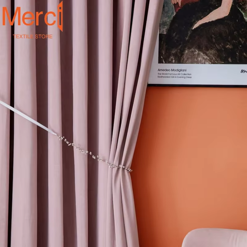 Rideaux européens occultants simples et modernes pour salon