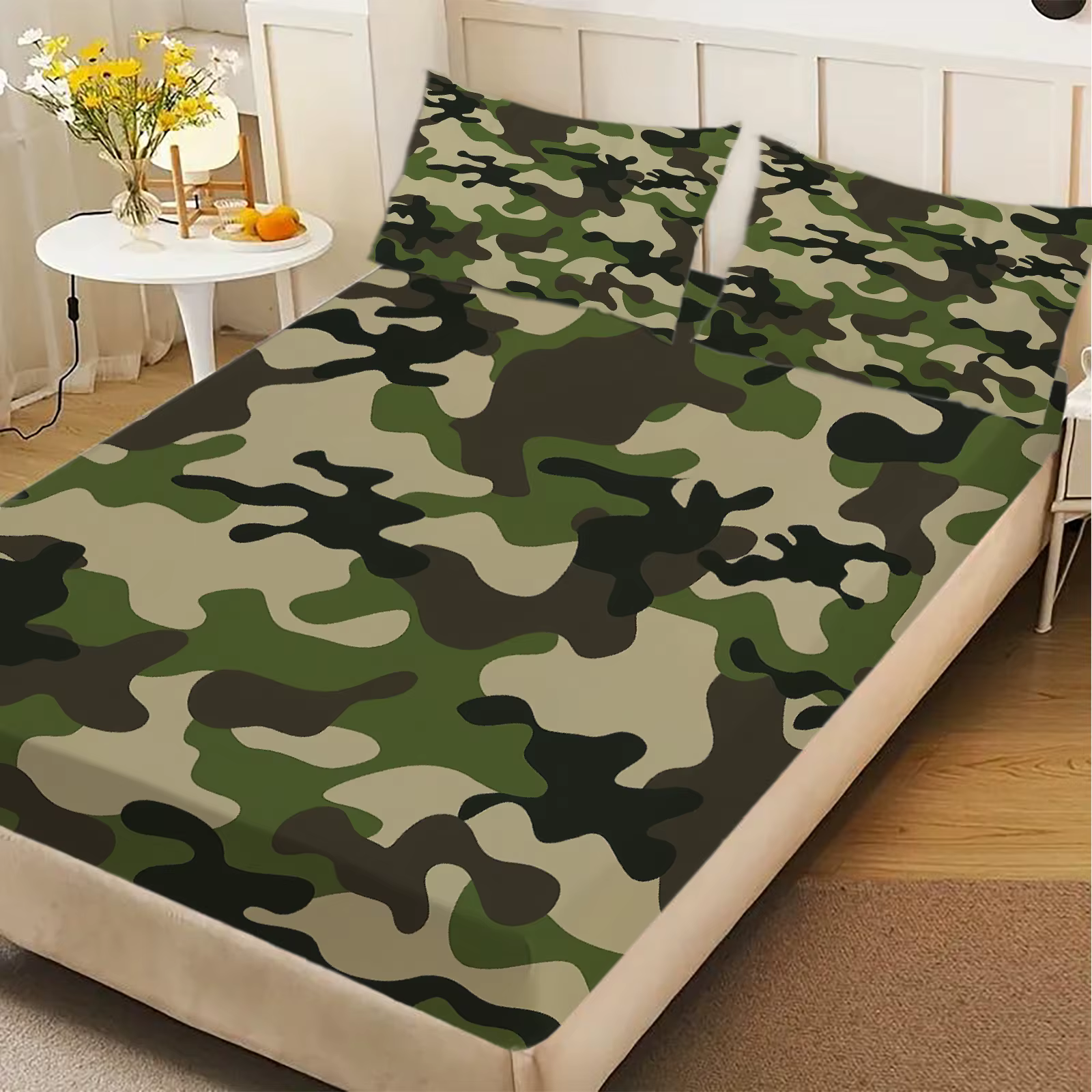 Drap-housse en Polyester doux à impression numérique