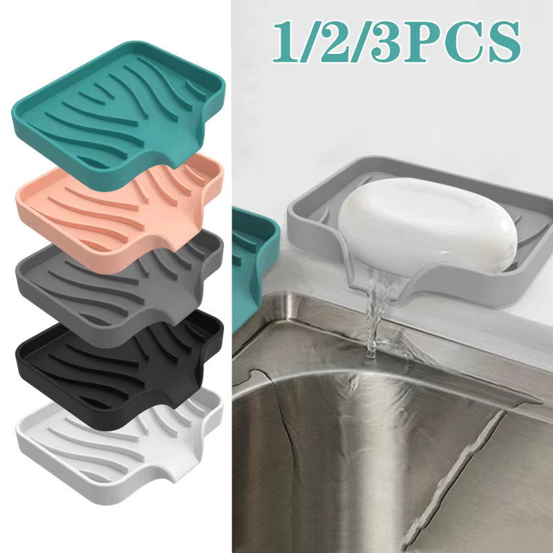Porte-savon en Silicone pour salle de bains