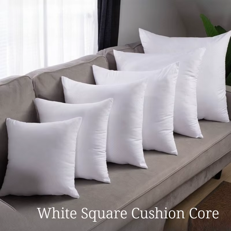 Noyau de coussin carré respirant Simple blanc Standard