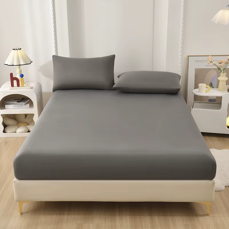 Drap-housse uni 100% polyester